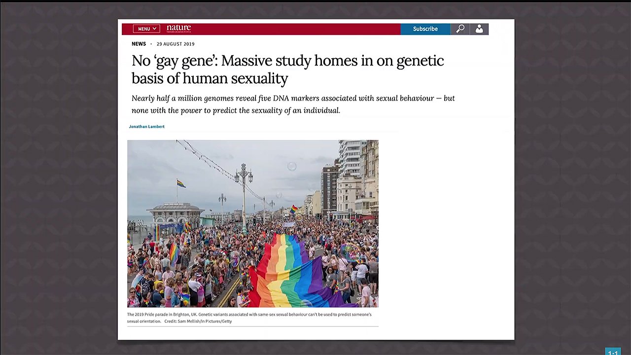 No Gay Gene Do Genetics Determine Morality Answers In Genesis