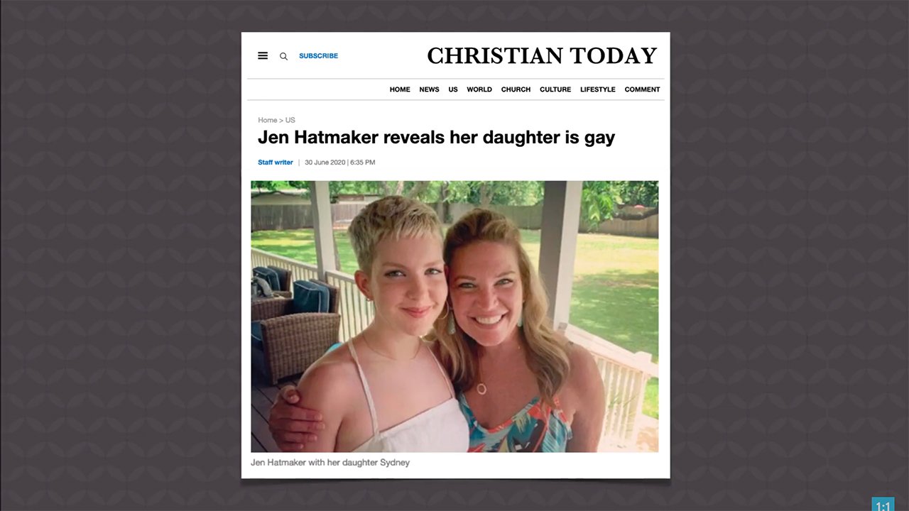 Jen Hatmaker Celebrates Daughters Gay Identity For Pride Month