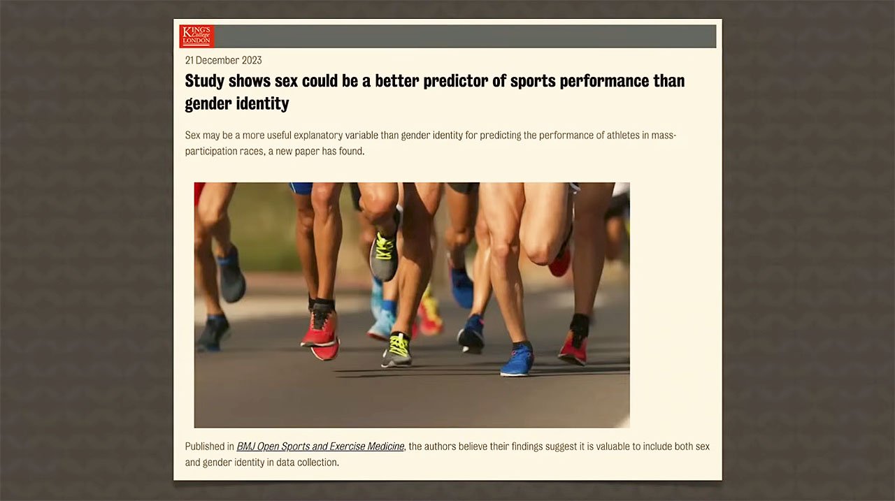 Sex or Gender Identity—Which Is a Better Predictor of Sports Performance?