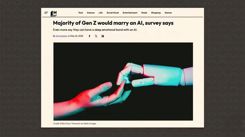 Gen Z 8 In 10 Would Consider Marrying An AI Answers In Genesis