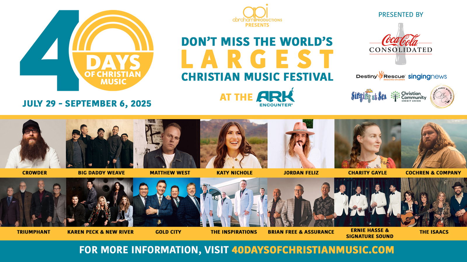 40 Days & 40 Nights of Christian Music Promo 2025