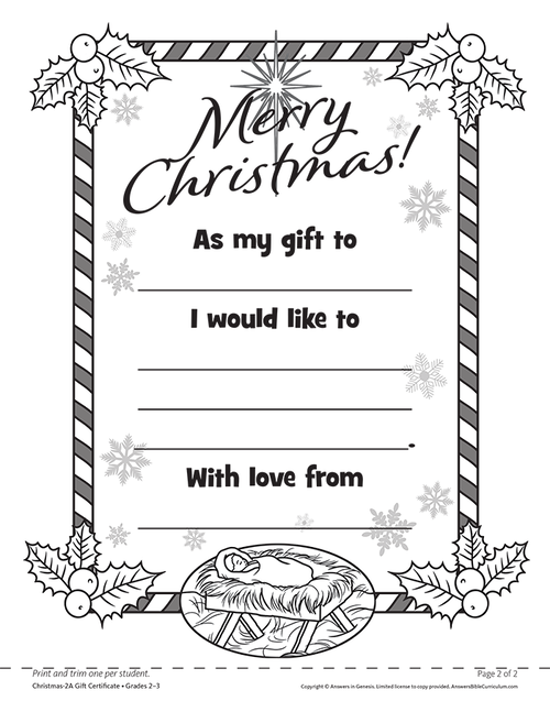 Gift Certificate