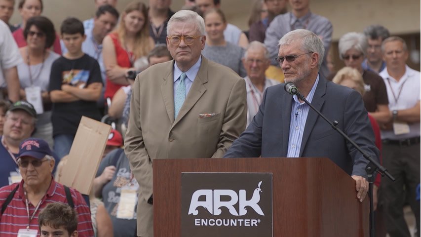 Ark Encounter Ribbon-Cutting Press Conference: Privately Funded