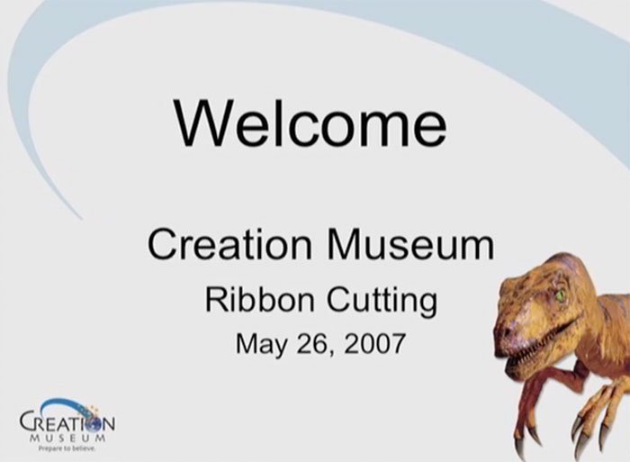 Creation Museum Ribbon-Cutting Ceremony