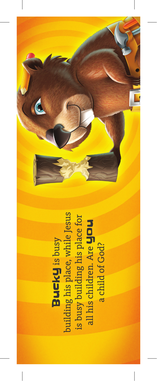 Bucky the Beaver Bookmark