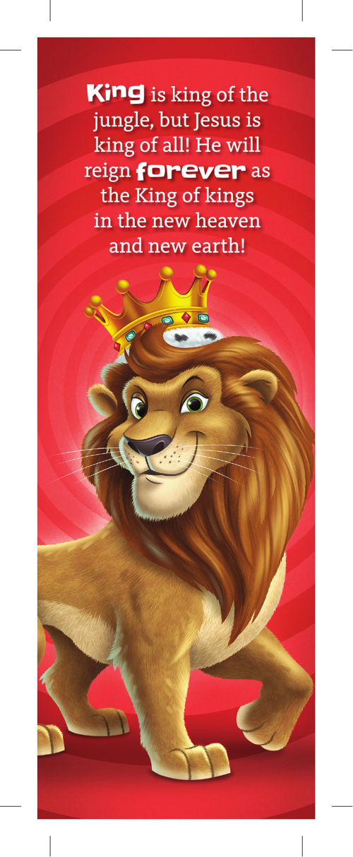 King the Lion Bookmark