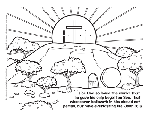 John 3:16 Coloring