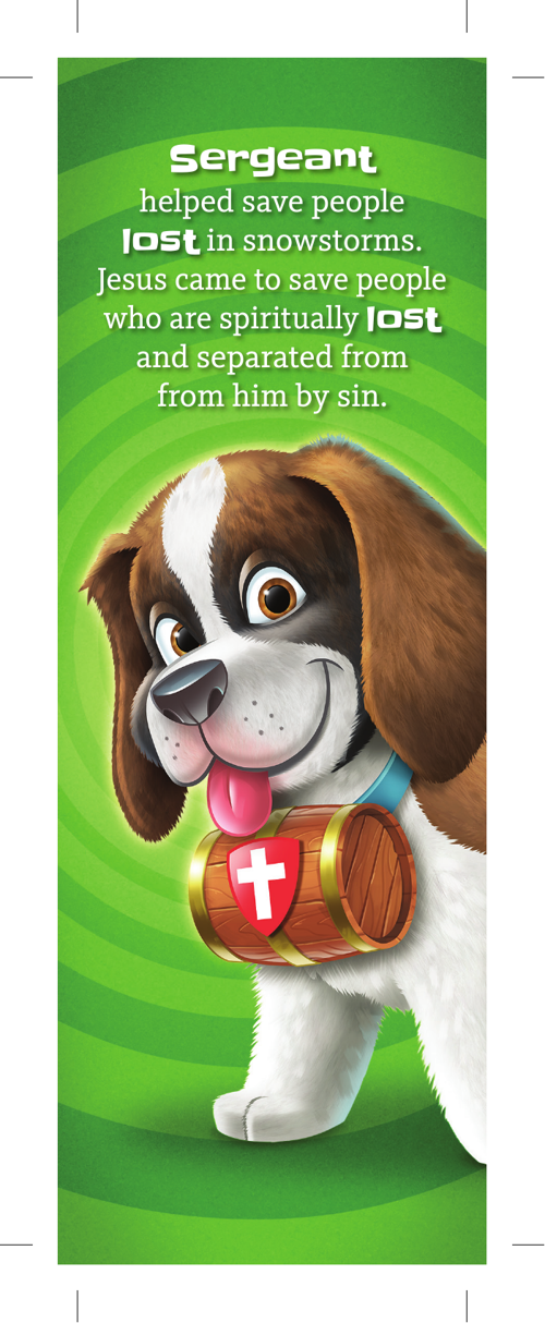 Sergeant the St. Bernard Bookmark