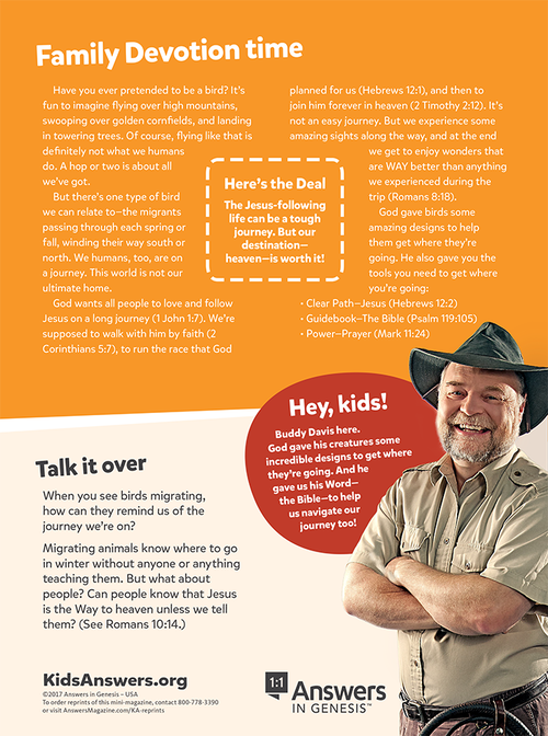 Family Devotion Time: Migration