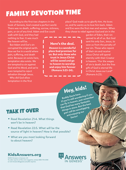 Family Devotion Time: Is Heaven Real?