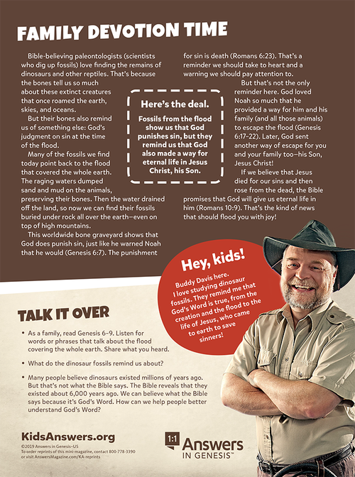 Family Devotion Time: Giant Reptiles!