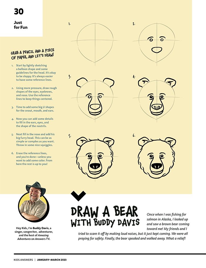 Draw a Bear with Buddy Davis
