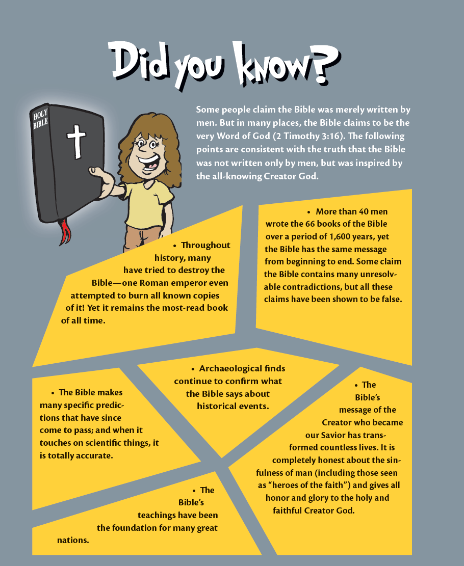 Lesson 14 Where Did We Get the Bible? (Kids Quiz Activity) Kids Answers