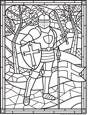 Stained Glass Knight