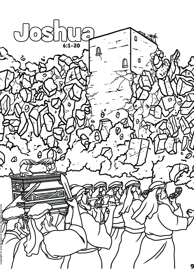 Joshua Coloring Pages