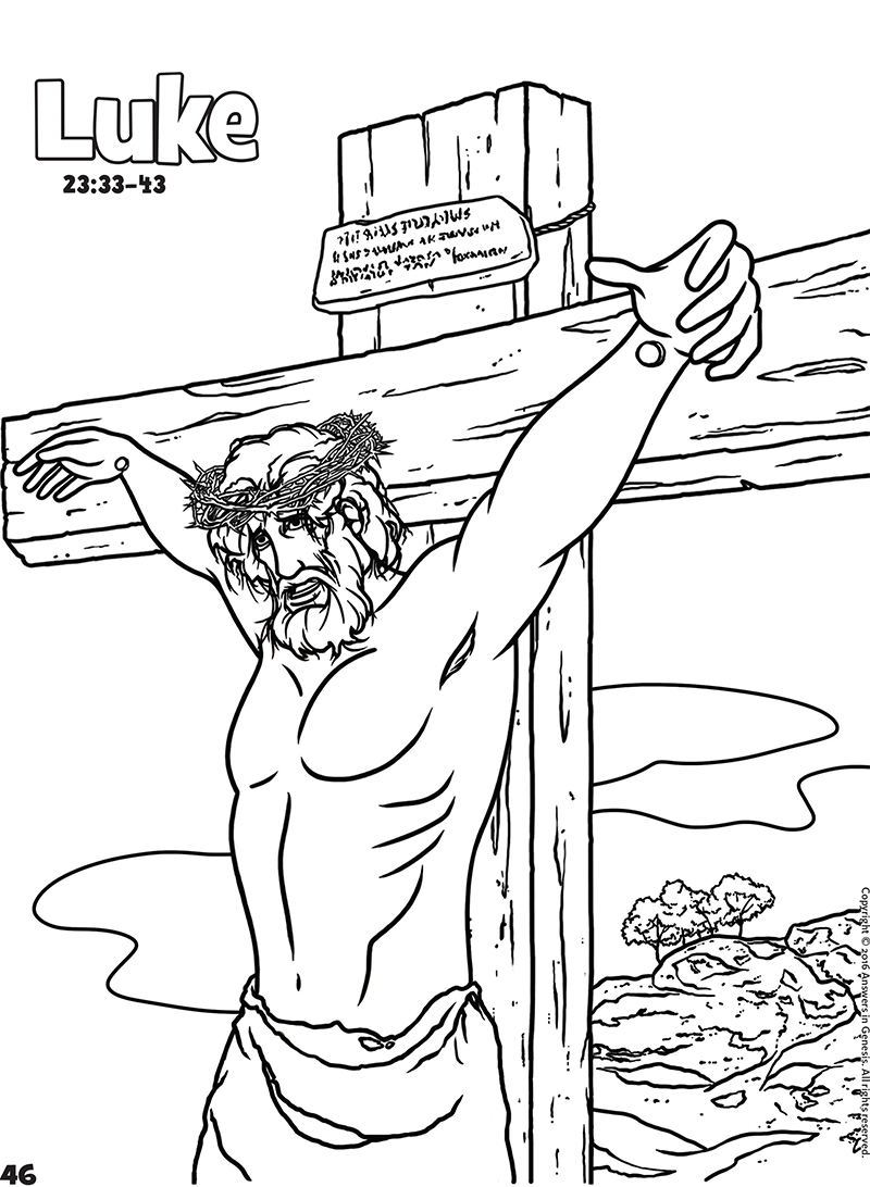 Luke 23 Coloring Pages