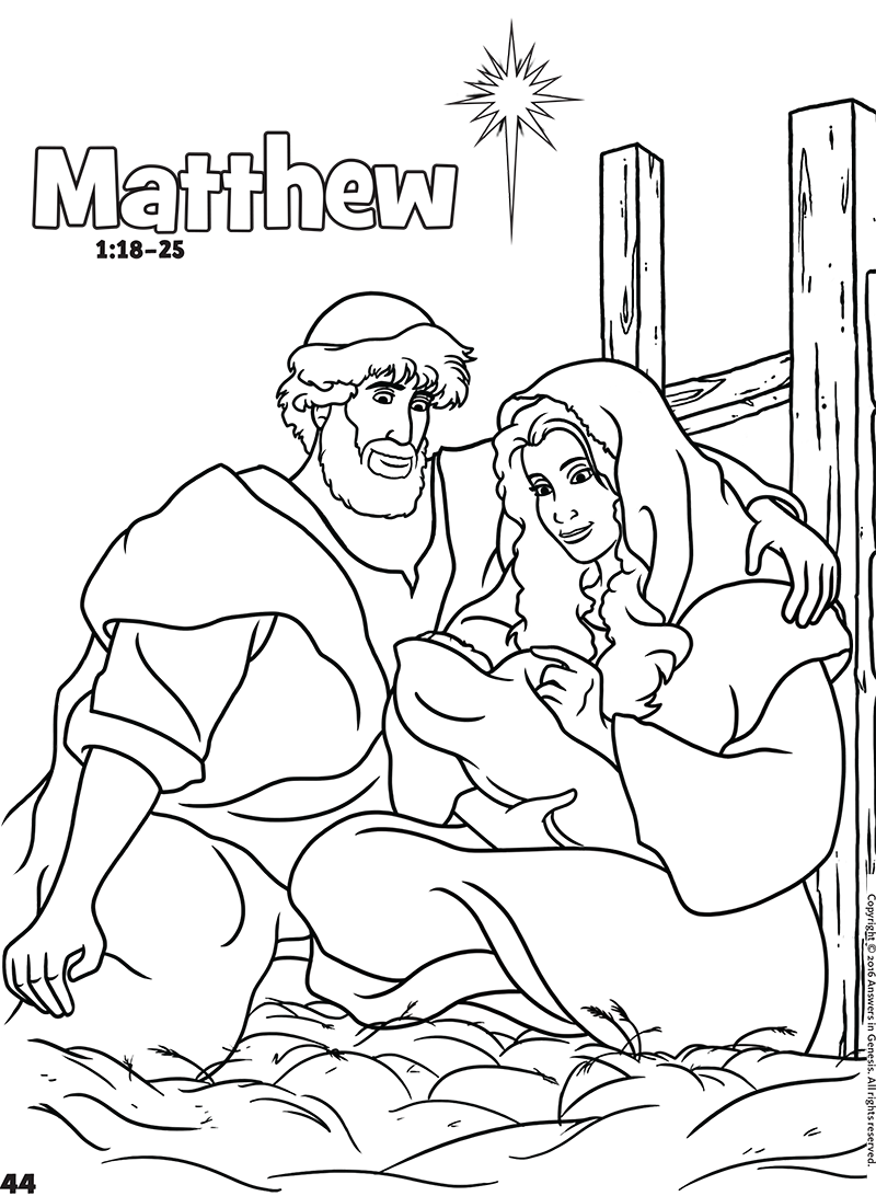 Download Matthew: Books of the Bible Coloring (Kids Coloring ...