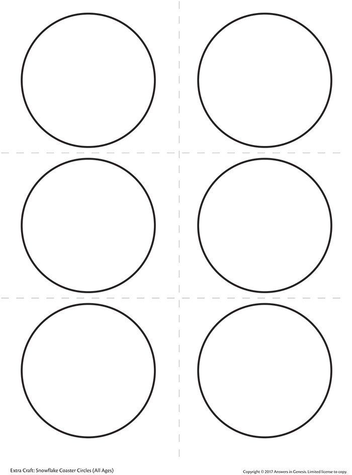 Snowflake Coaster Supplementary Materials