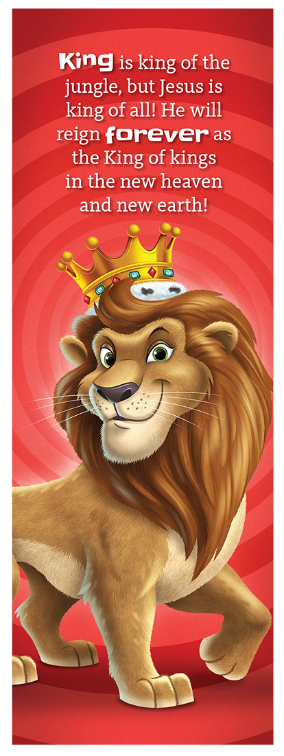 King the Lion Bookmark