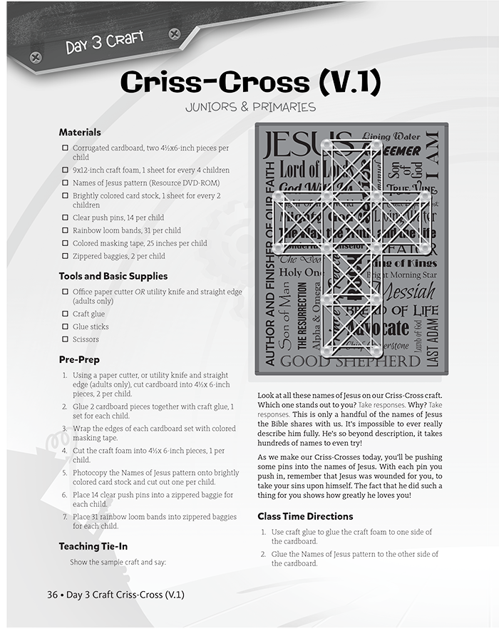 Criss-Cross (Kids Craft Activity) | Kids Answers