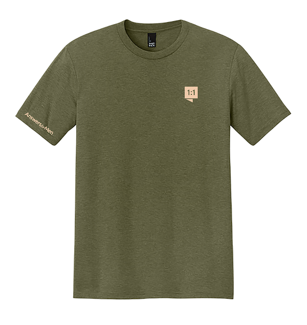 2027 Answers for Men t-shirt front