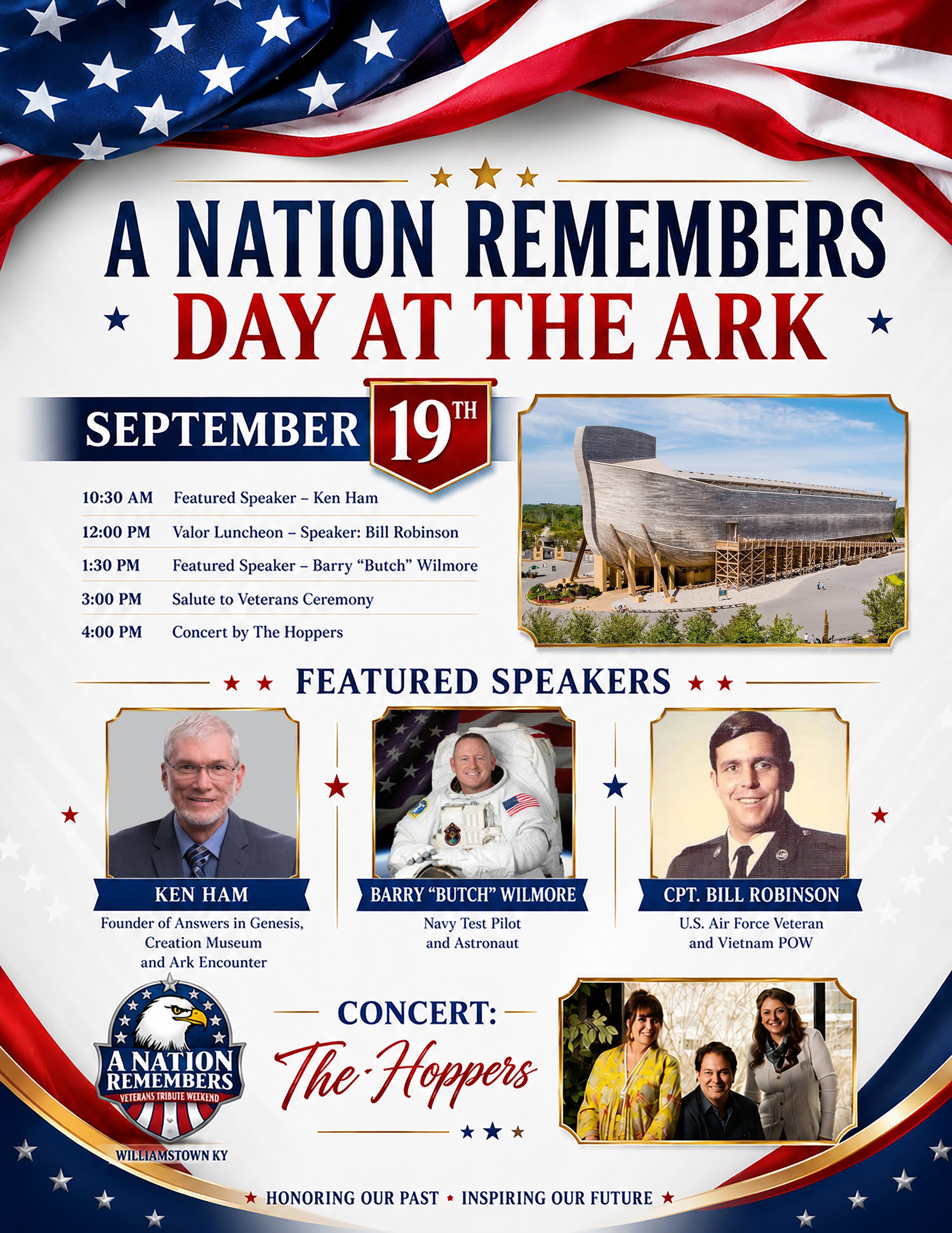 A Nation Remembers event September 19 Day at the Ark