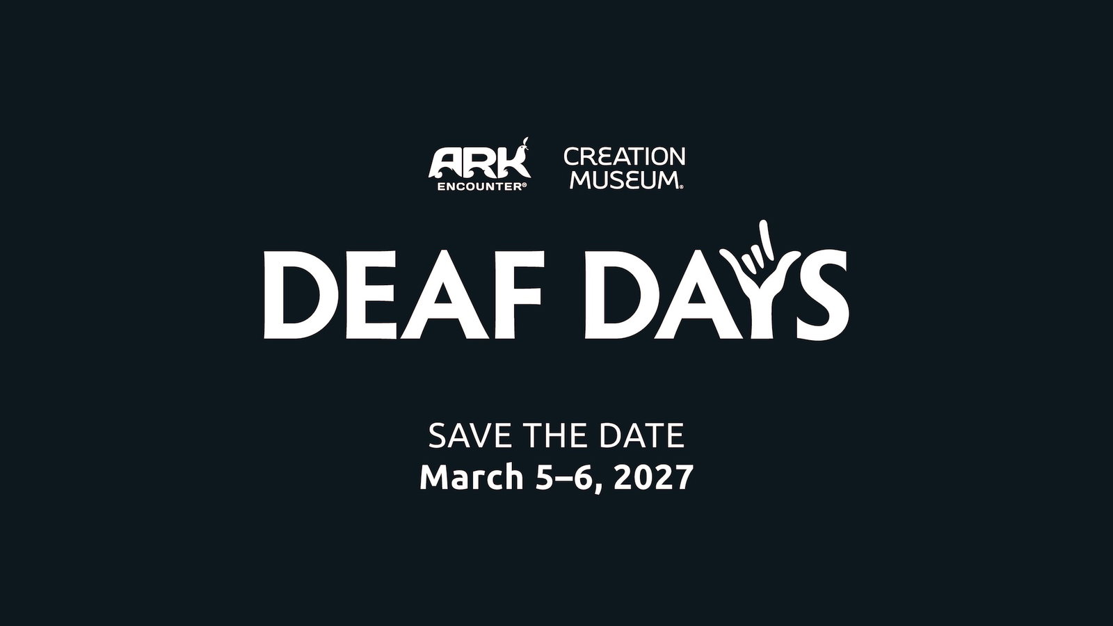 Deaf Days 2027 March 5–6