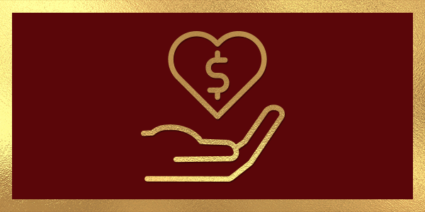 hand with heart icon over it