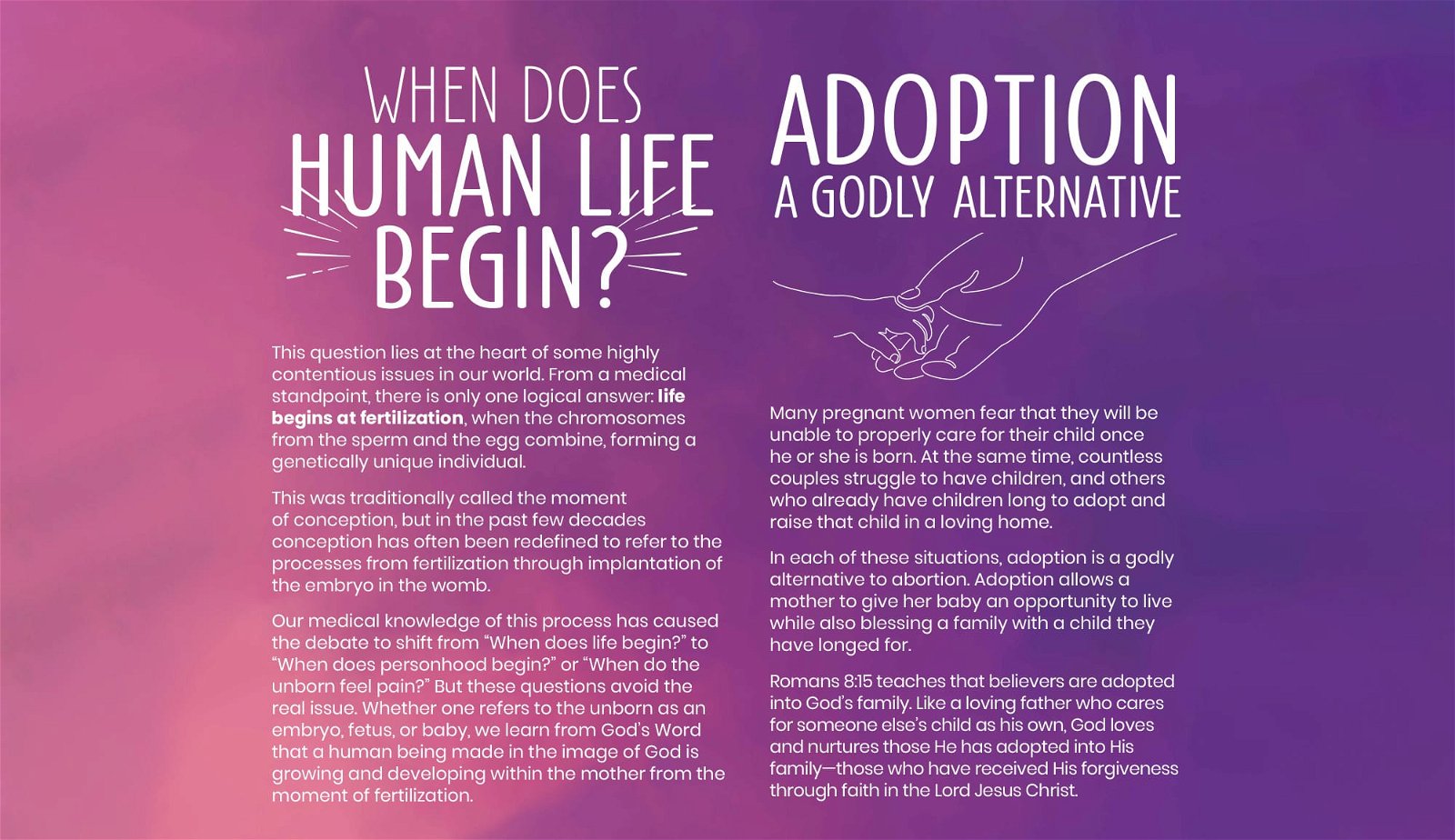 Human Life/Adoption