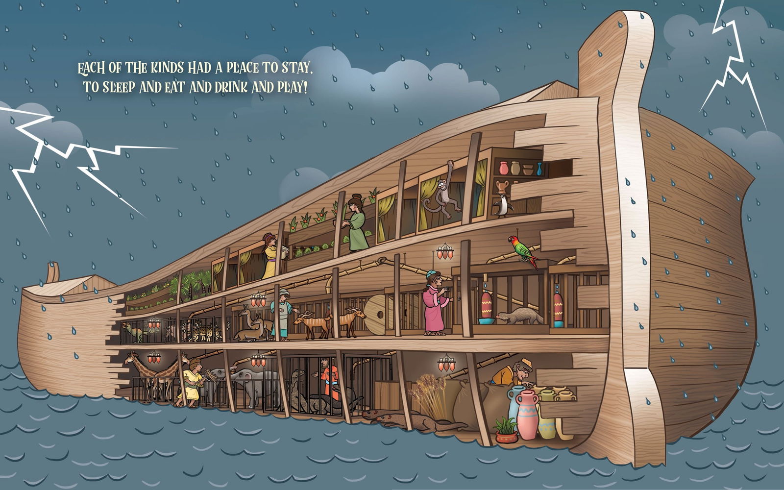 Inside Noah's Ark 4 Kids (Board Book) | Answers in Genesis