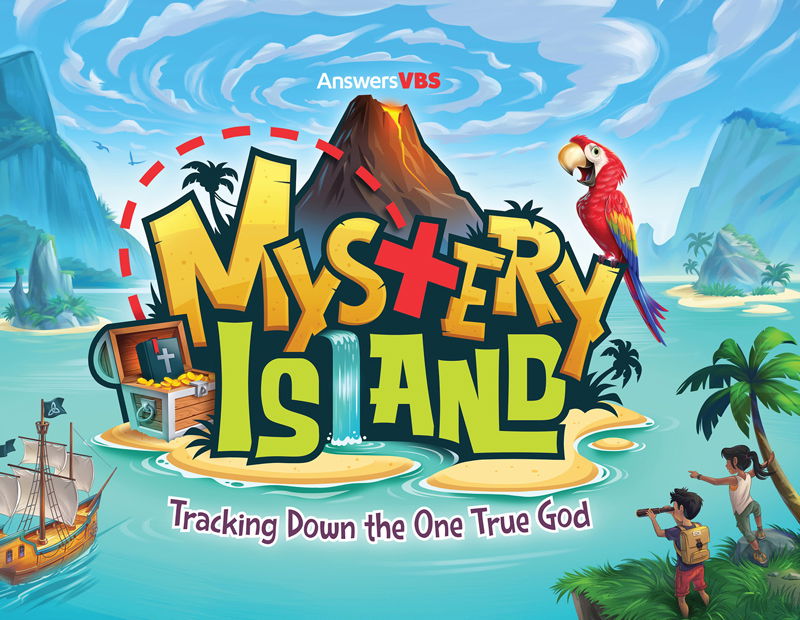 Mystery Island VBS Save the Date Postcard (Supplies