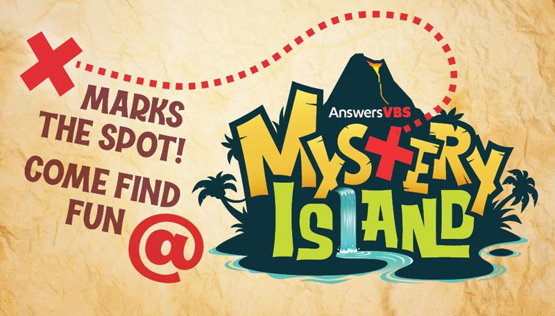 Mystery Island VBS: Promotional Business Cards (Supplies) | Answers in