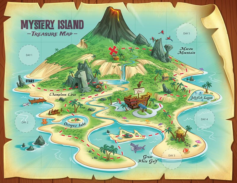 Mystery Island Vbs Treasure Map Supplies Answers In Genesis