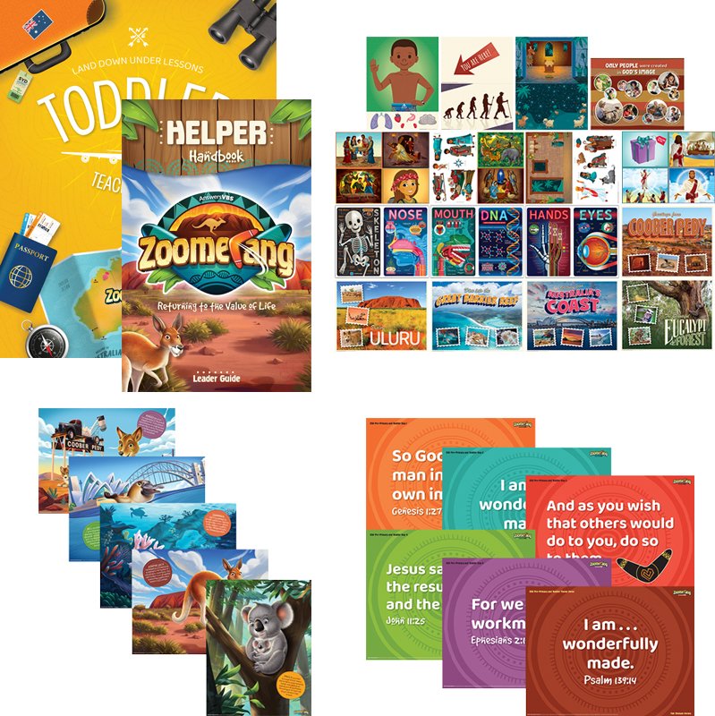 Zoomerang VBS: Toddler Resource Kit (Supplies) | Answers in Genesis