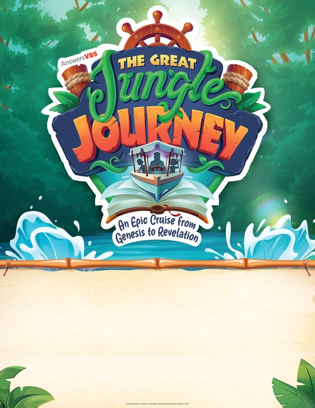 The Great Jungle Journey VBS Promotional Poster (Poster) Answers in