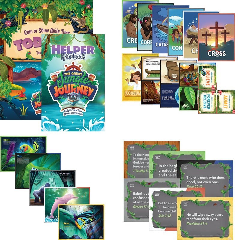 The Great Jungle Journey VBS Toddler Resource Kit (Supplies) Answers