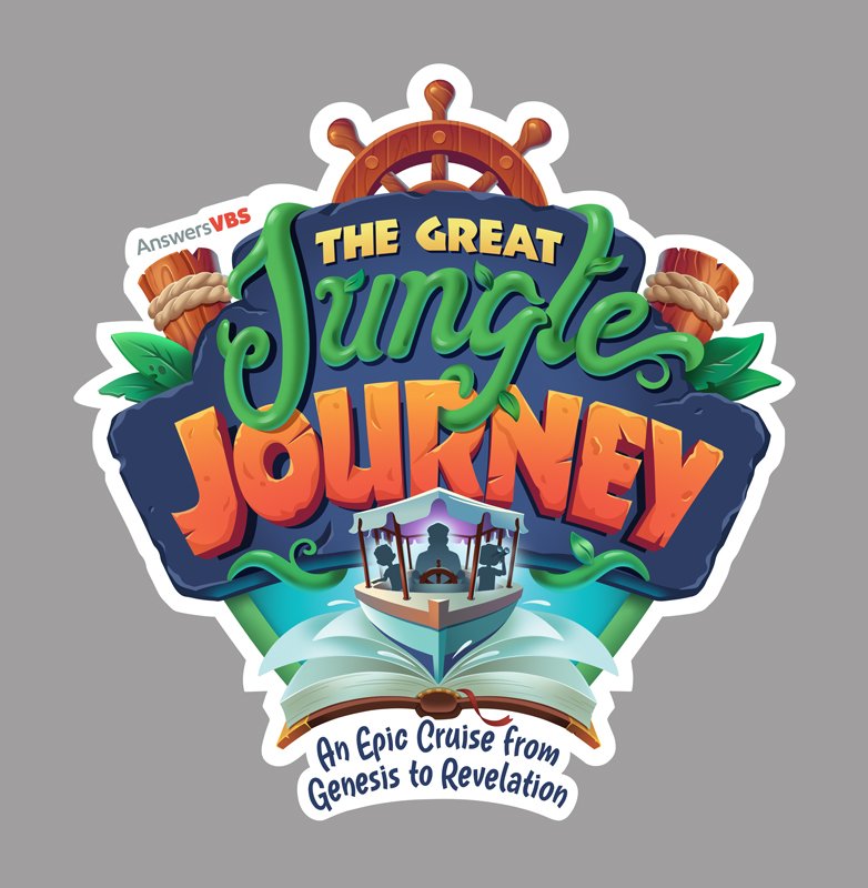 The Great Jungle Journey VBS Color IronOn Logo (Supplies) Answers