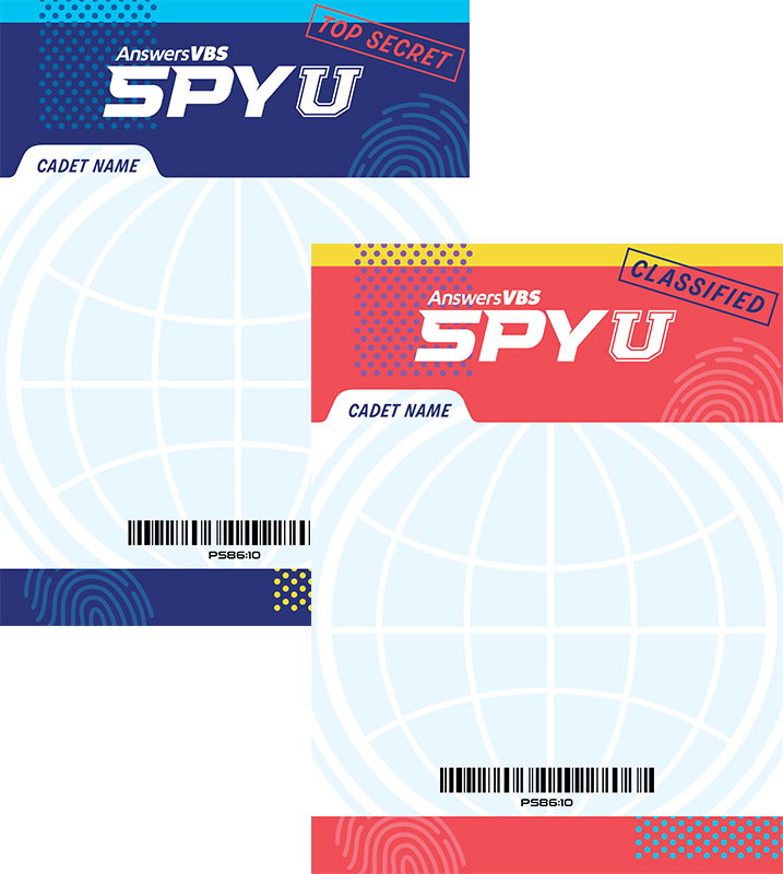 Spy U VBS: Name Tags