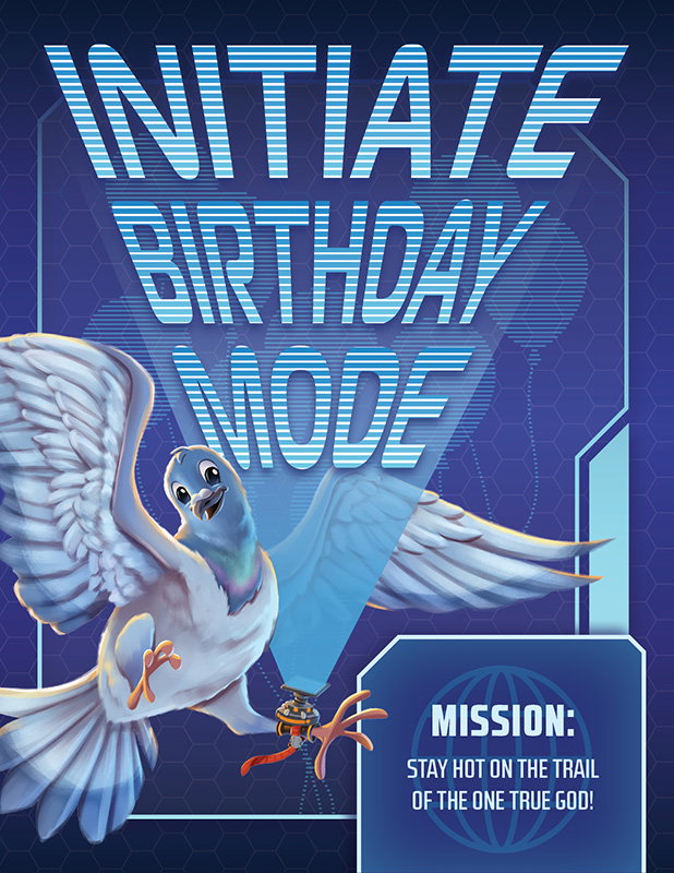 Spy U VBS: Happy Birthday Follow Up Postcard