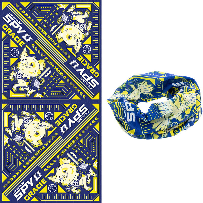 Spy U VBS: Tubular Bandanas: Yellow