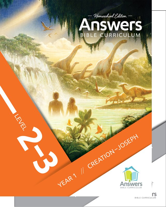 Book　Answers　in　Genesis　ABC　(Softcover)　Student　Homeschool:　2-3　Combo