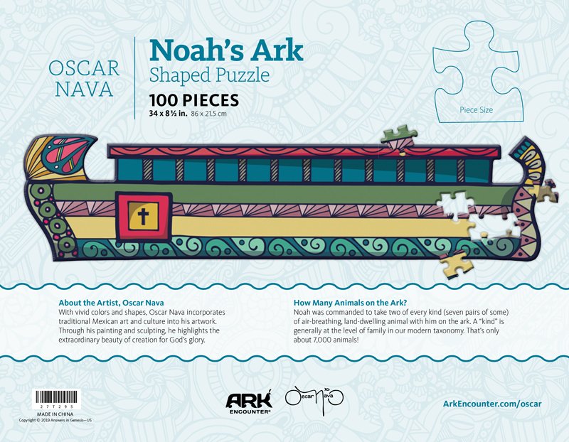 Noah's Ark Shaped Puzzle (Gift) | Answers in Genesis