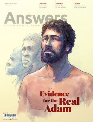 Answers Magazine Cover Image with Adam