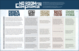 No Room for Compromise Wall Chart