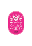 My Heart Belongs to My Creator Sticker: Small