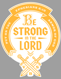 Keepers of the Kingdom VBS: Be Strong in the Lord Iron-on Logo