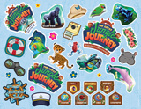The Great Jungle Journey VBS: Logo & Clip Art Sticker Sheet