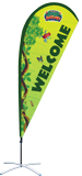 The Great Jungle Journey VBS: Flying Banner with Stand