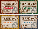 Wonder Junction VBS: Staff Appreciation Postcards