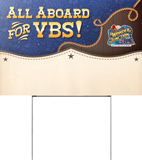 Wonder Junction VBS: Yard Sign